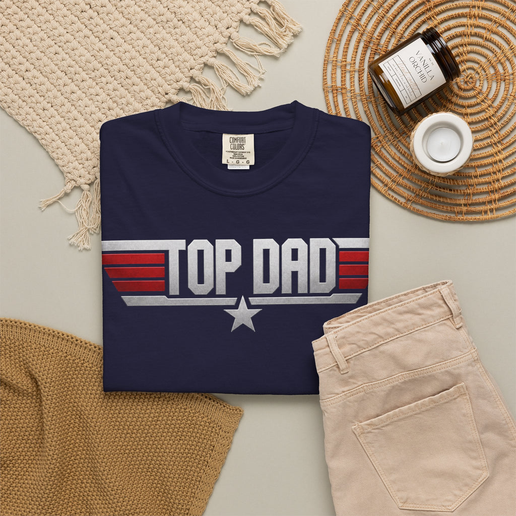 Top Dad T-Shirt — Patriotic Retro Father’s Day Tee