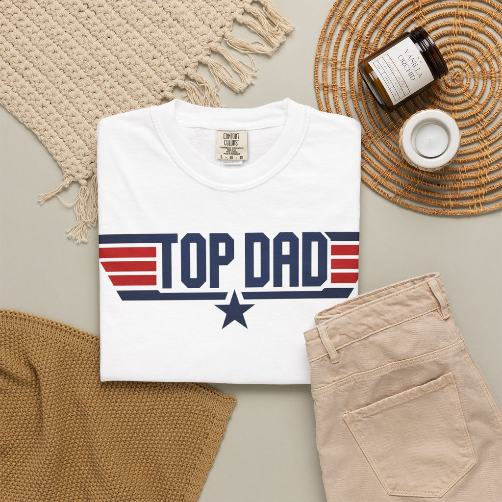 Top Dad T-Shirt — Patriotic Retro Father’s Day Tee