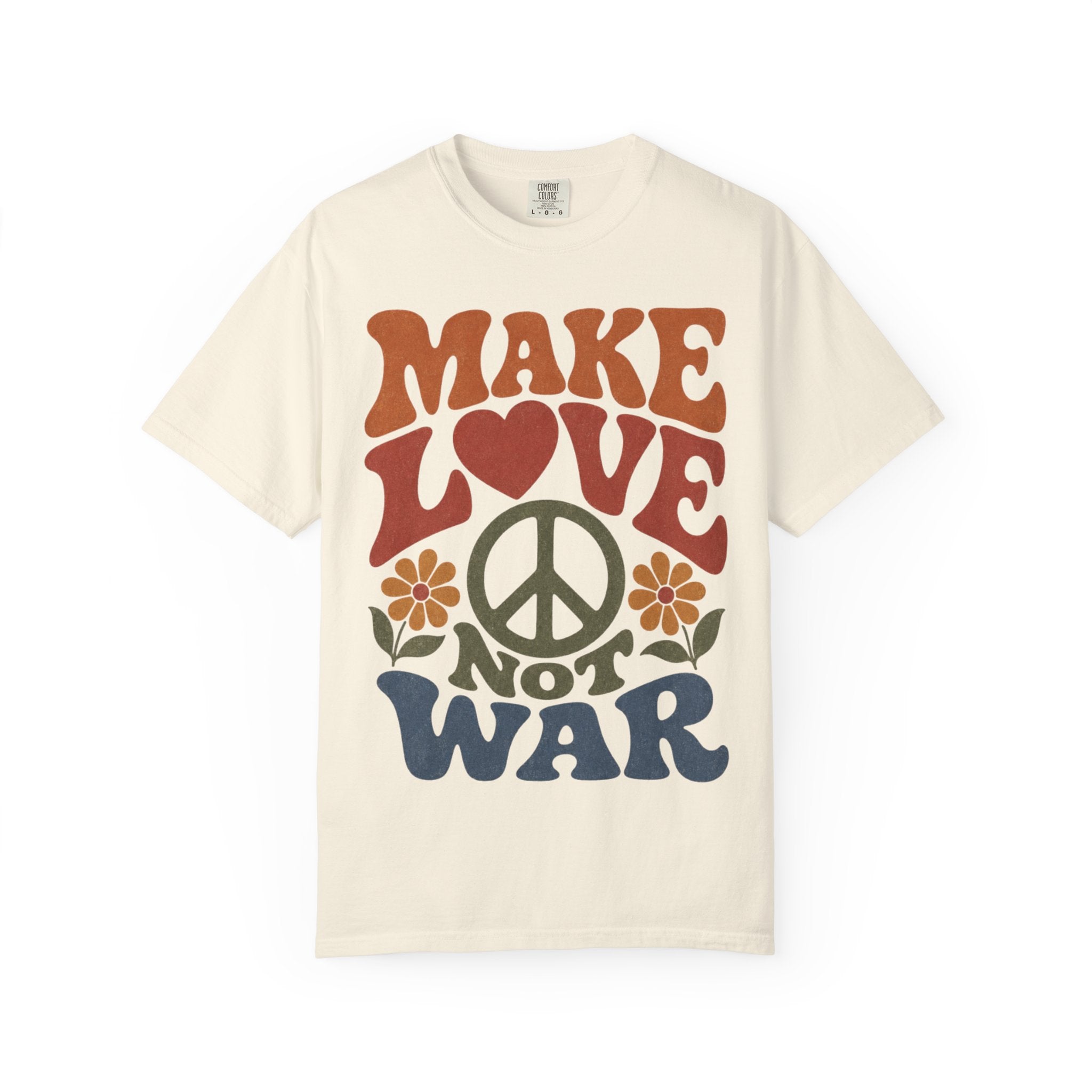 Make Love Not War Retro T-Shirt