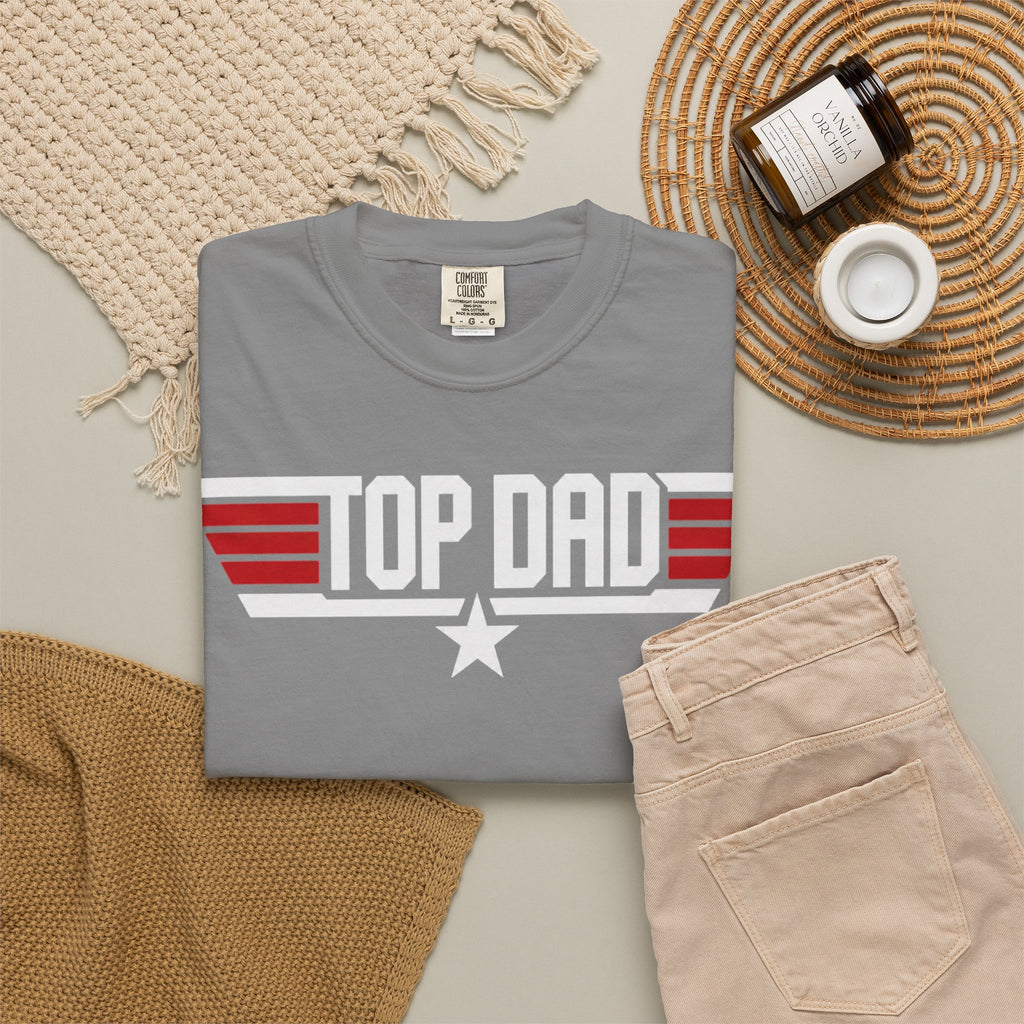 Top Dad T-Shirt — Patriotic Retro Father’s Day Tee