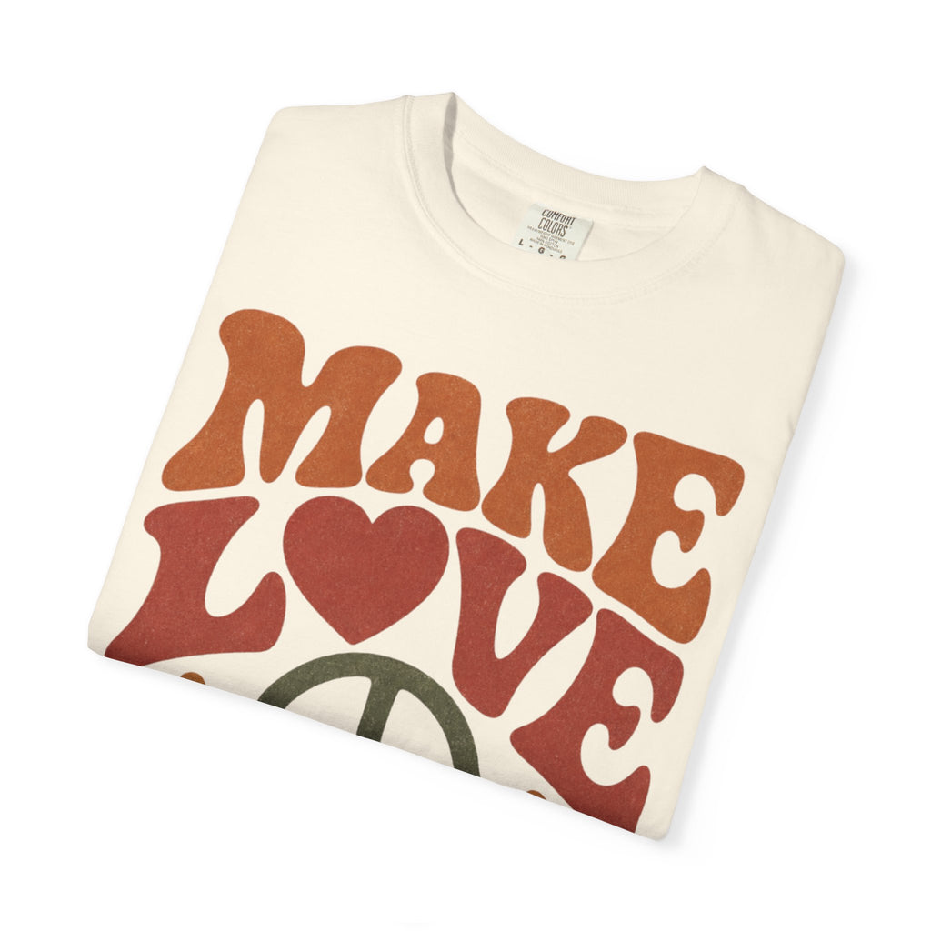 Make Love Not War Retro T-Shirt