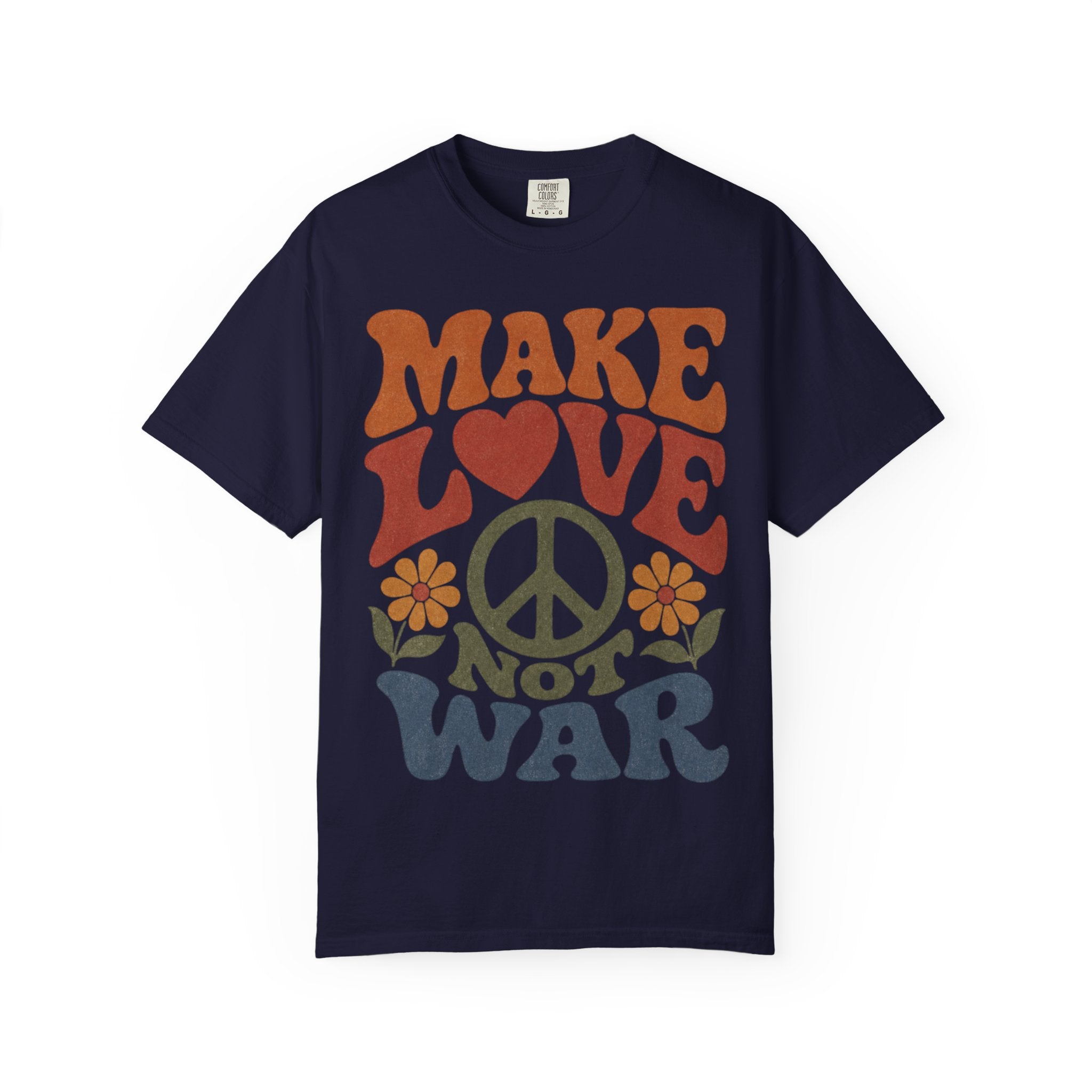 Make Love Not War Retro T-Shirt