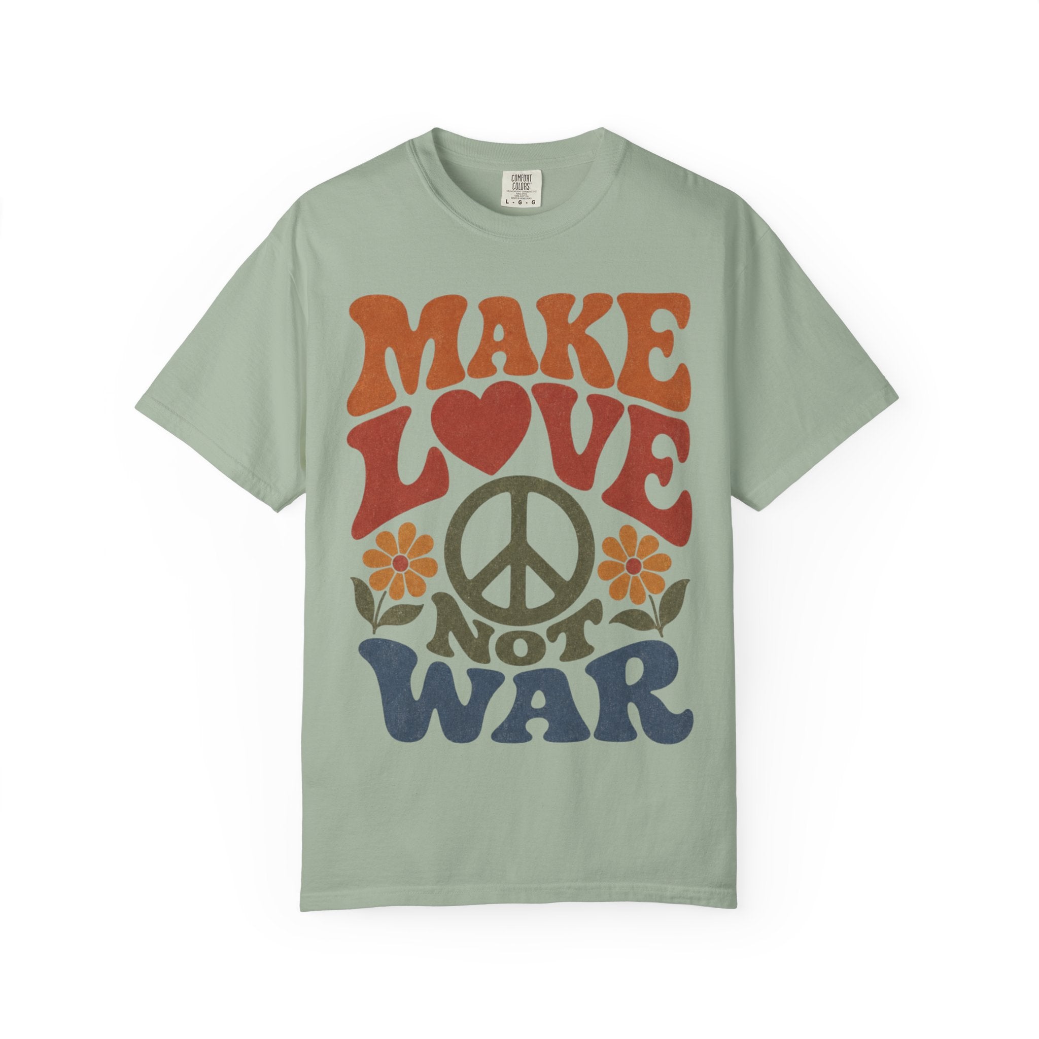 Make Love Not War Retro T-Shirt