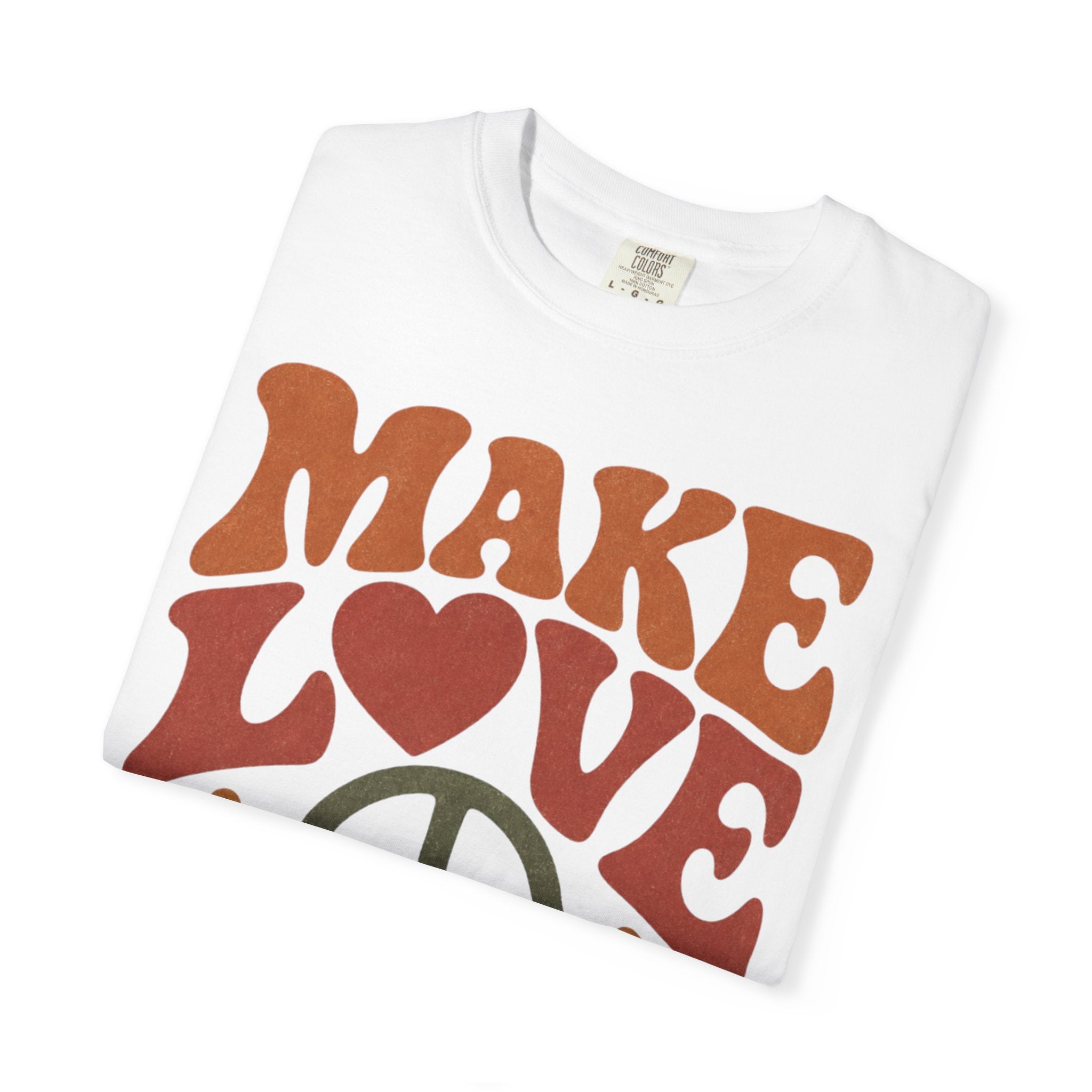 Make Love Not War Retro T-Shirt