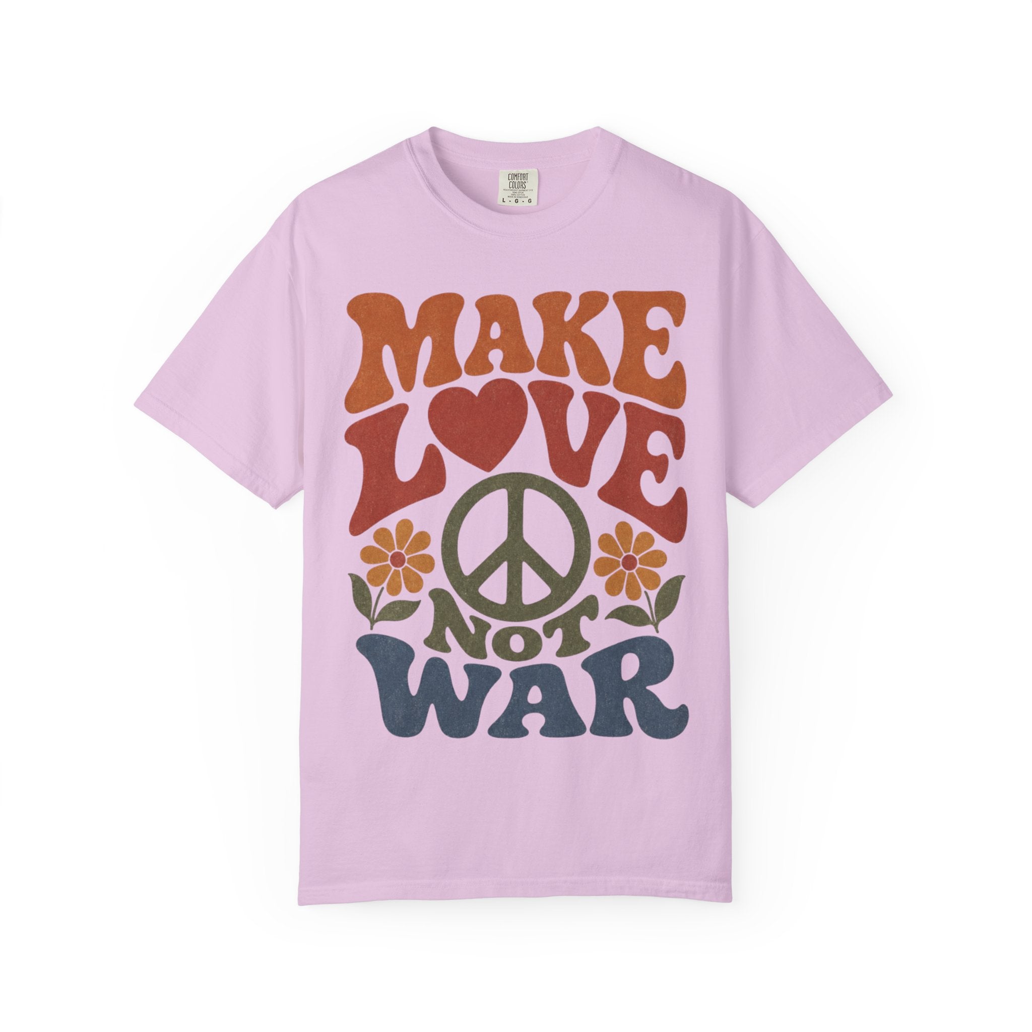 Make Love Not War Retro T-Shirt