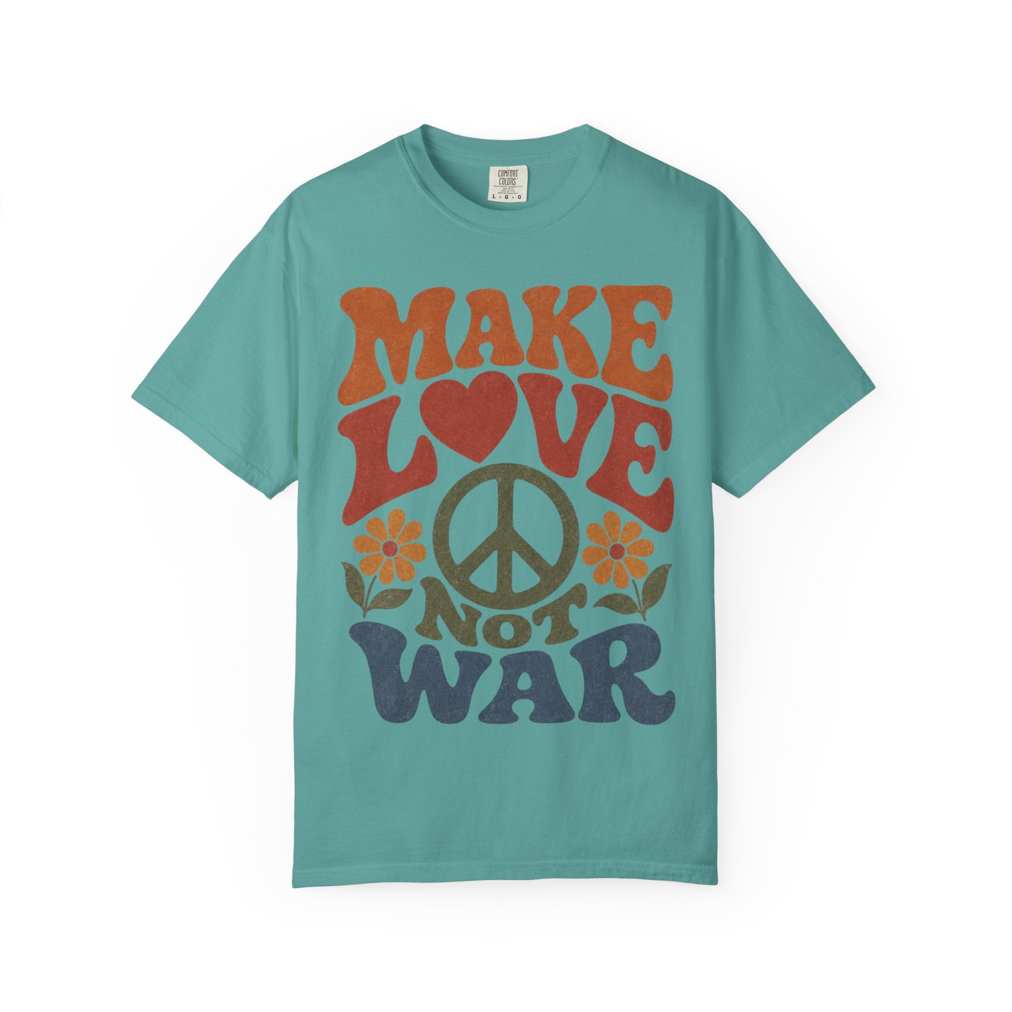 Make Love Not War Retro T-Shirt