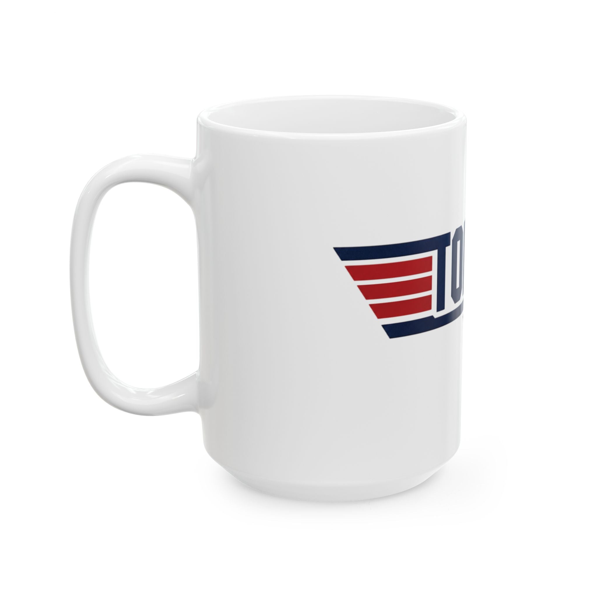 Top Dad Ceramic Mug — Patriotic Father’s Day Coffee Cup (11oz & 15oz)