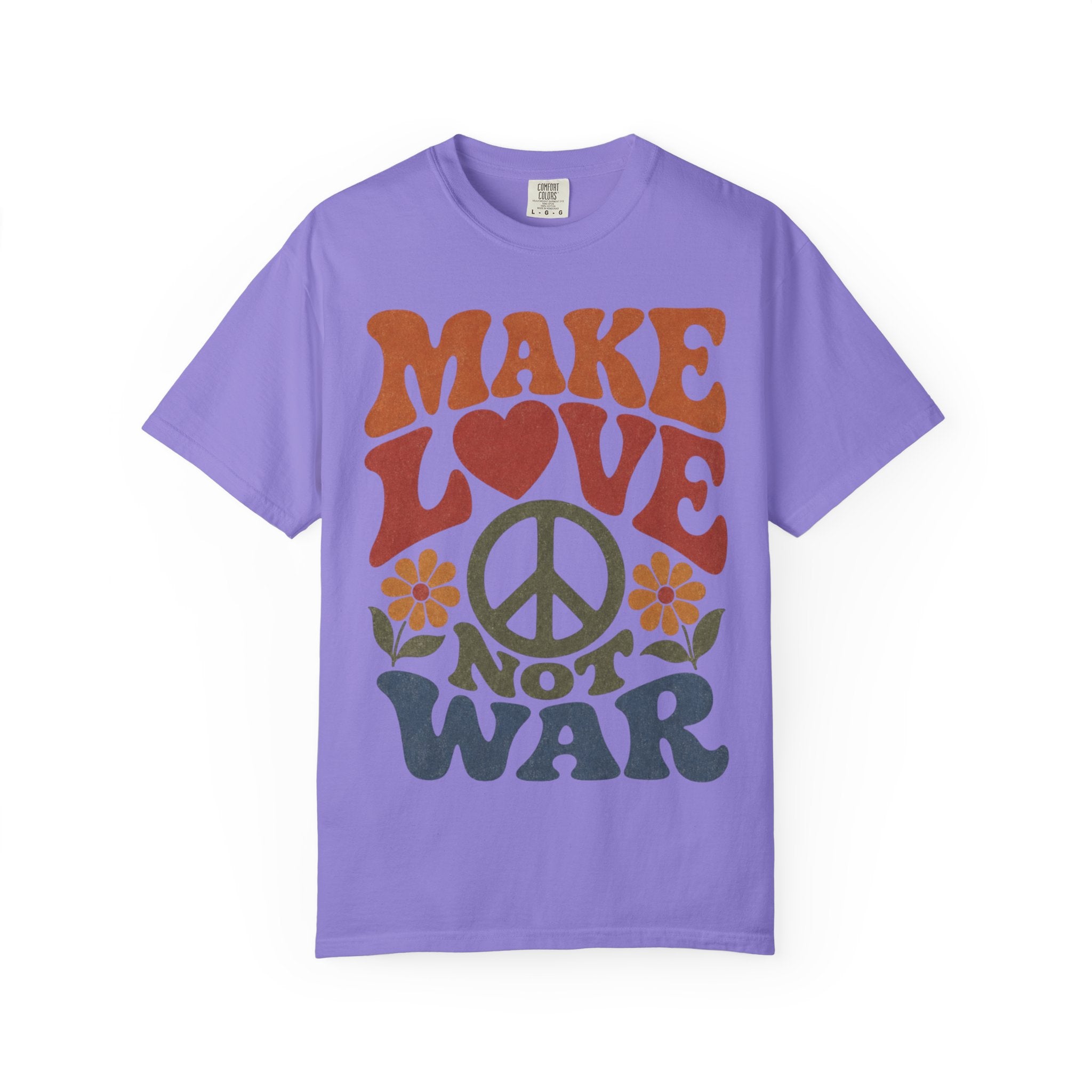 Make Love Not War Retro T-Shirt