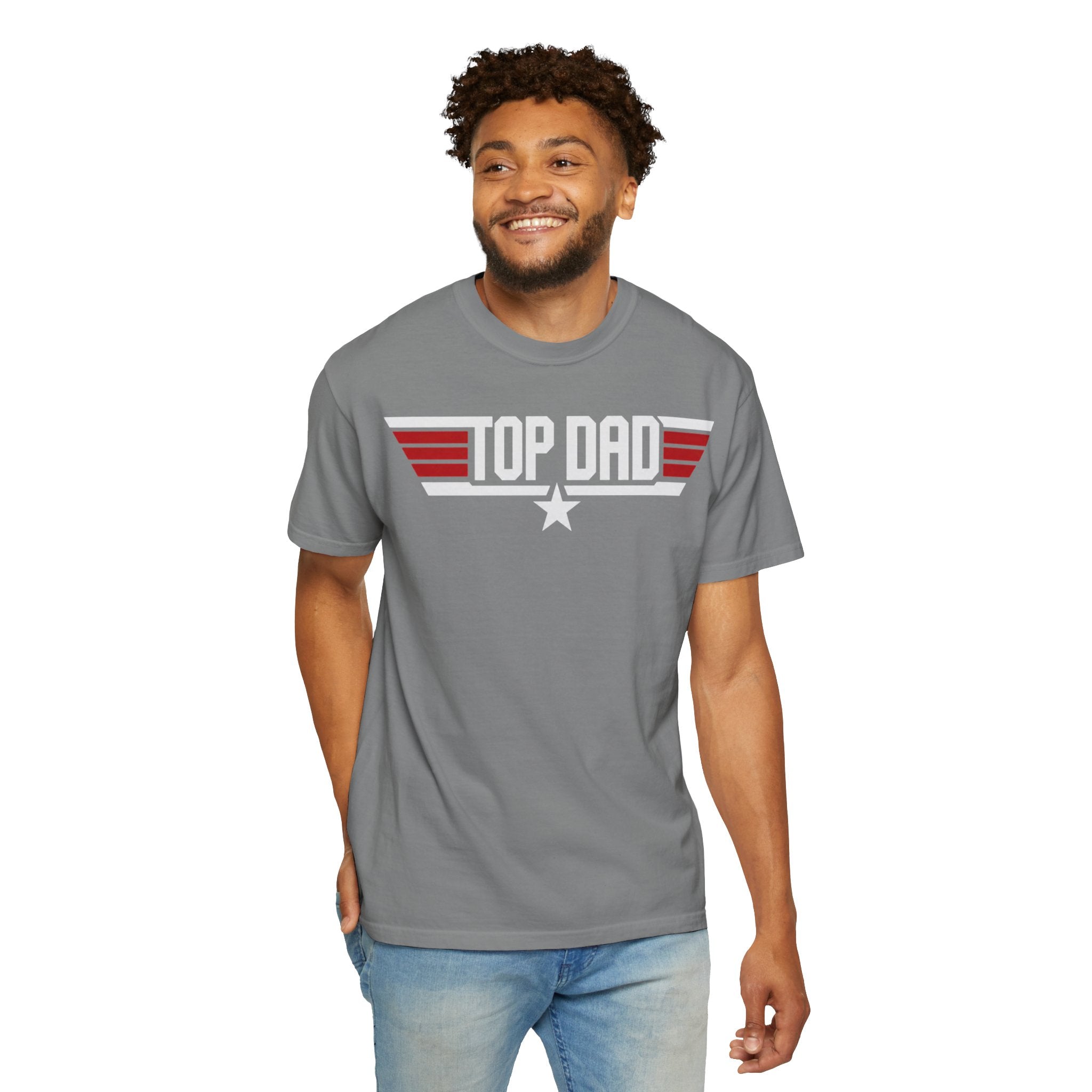 Top Dad T-Shirt — Patriotic Retro Father’s Day Tee