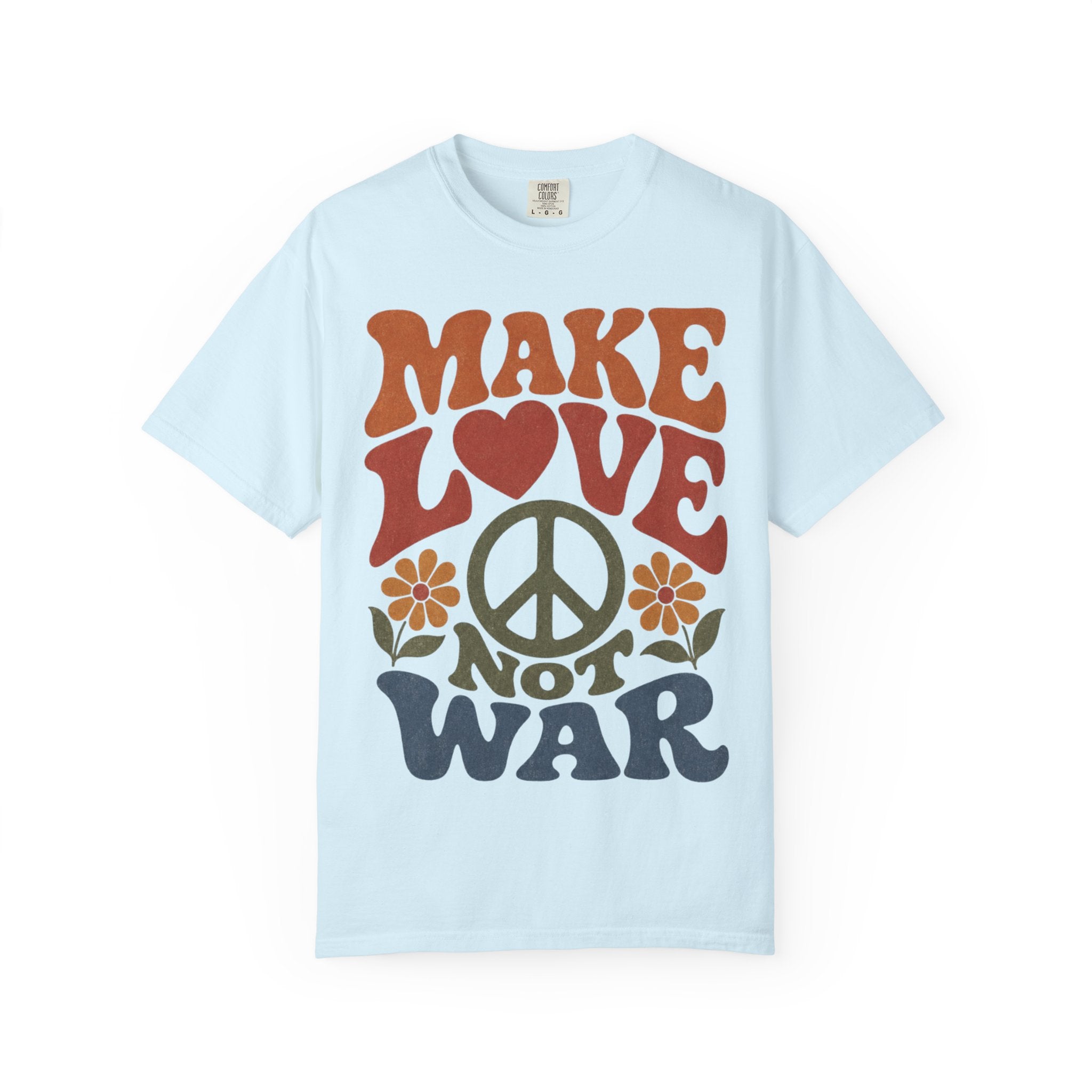 Make Love Not War Retro T-Shirt