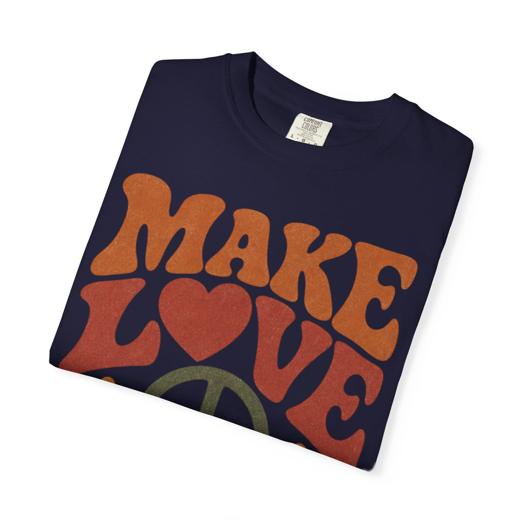 Make Love Not War Retro T-Shirt