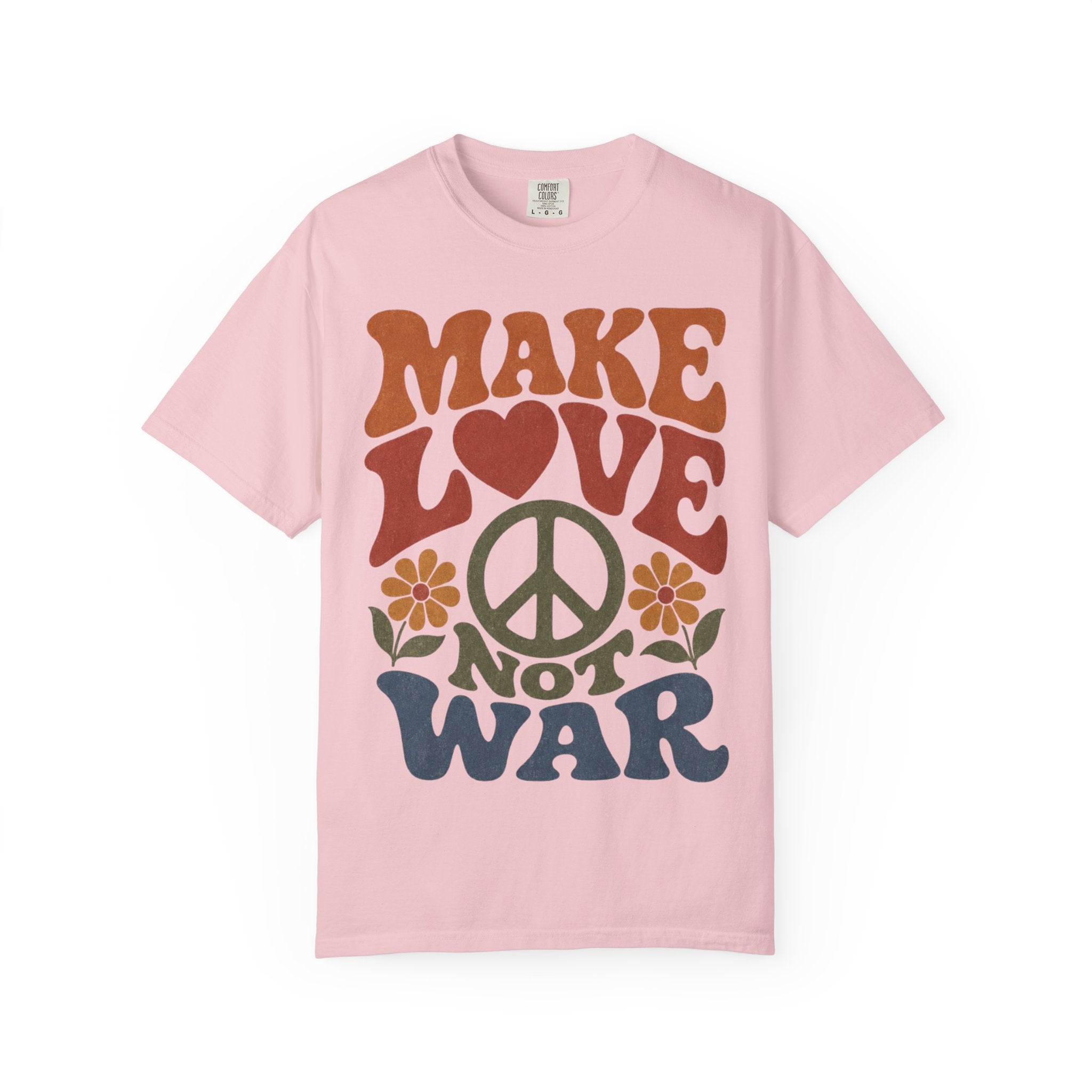 Make Love Not War Retro T-Shirt