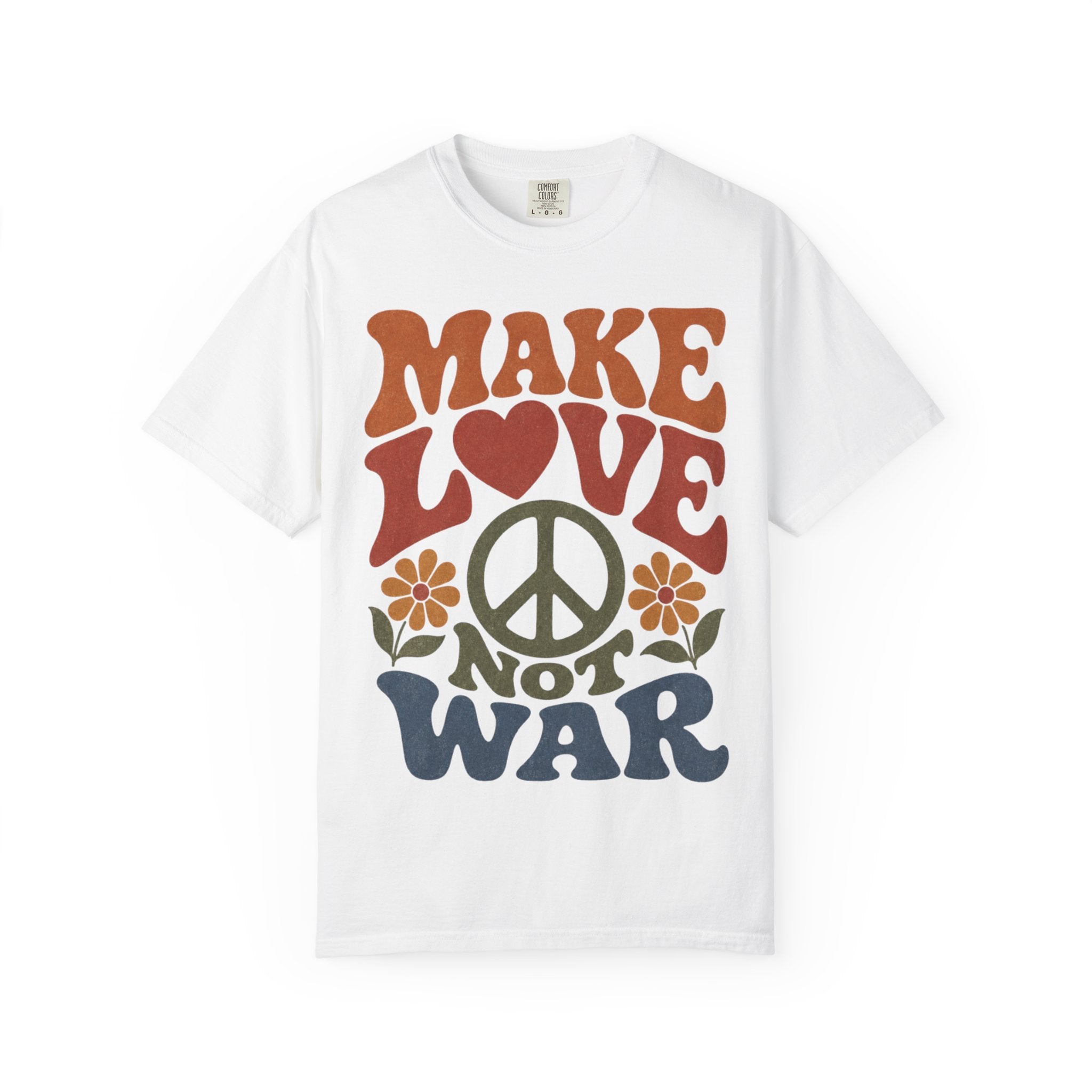 Make Love Not War Retro T-Shirt