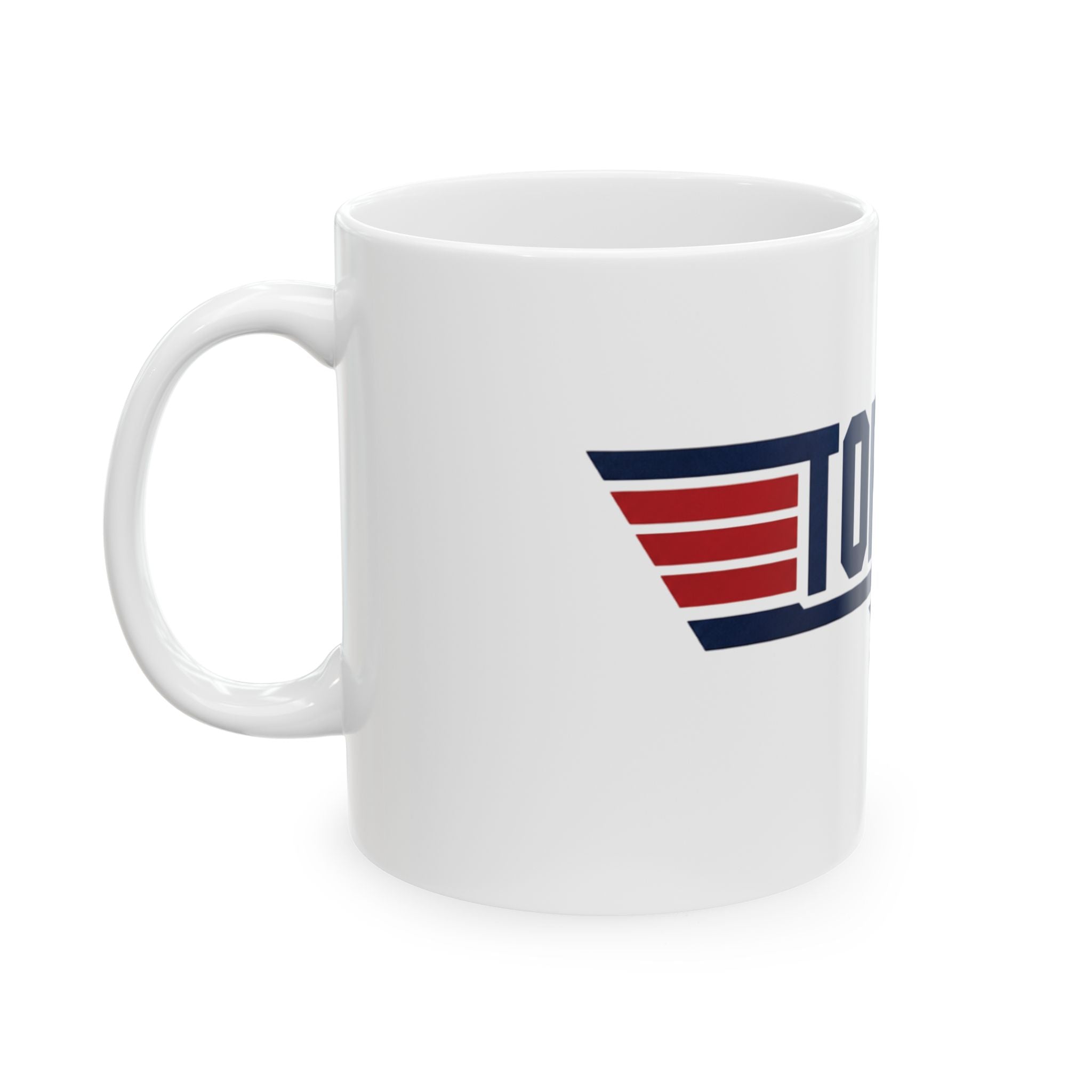 Top Dad Ceramic Mug — Patriotic Father’s Day Coffee Cup (11oz & 15oz)