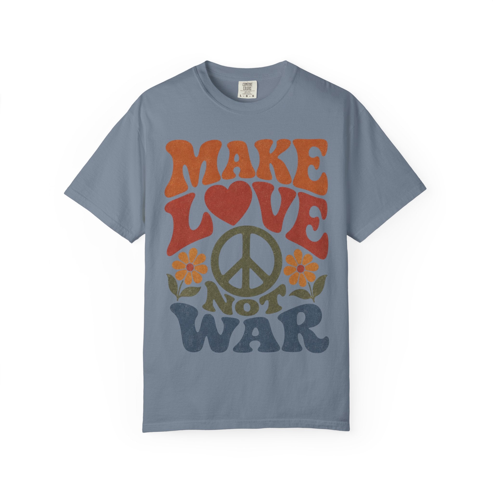 Make Love Not War Retro T-Shirt